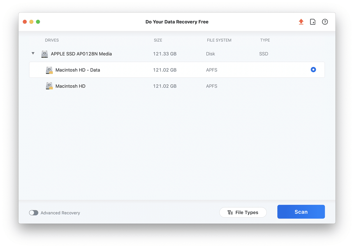 Do Your Data Recovery for Mac Main Design