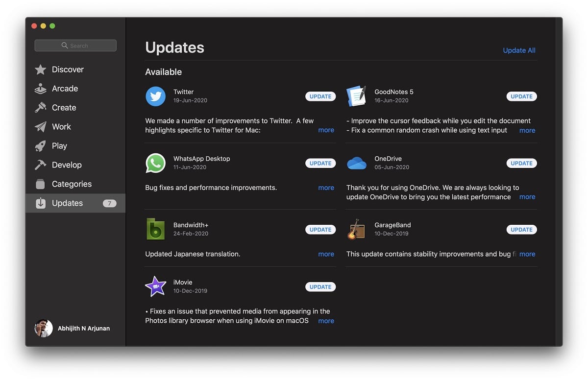 Update Apps on macOS