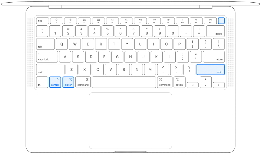 Key Combination for SMC Reset on MacBook Pro