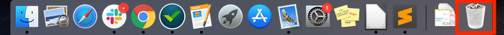 trash can icon on mac